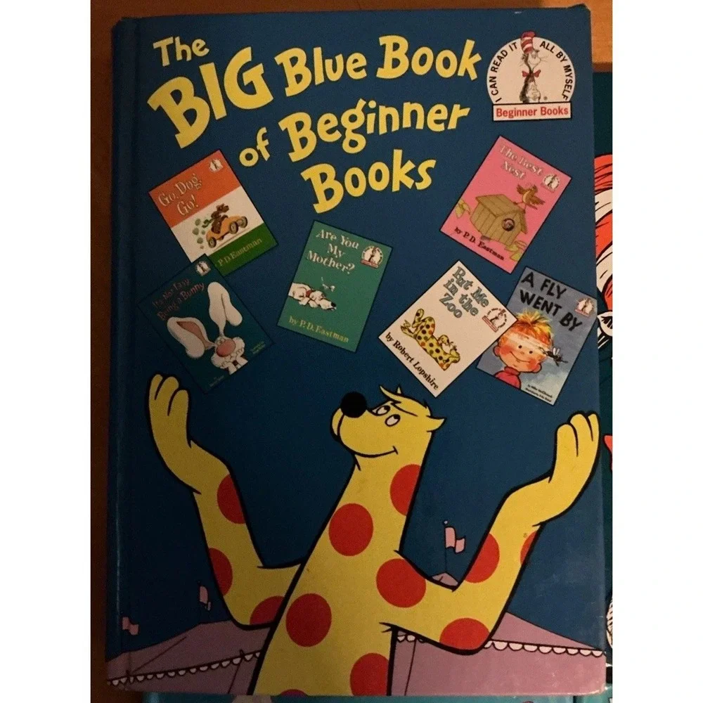 Lot Of 4 Dr Seuss book Hardcover Books The big Blue book For Beginner Books More